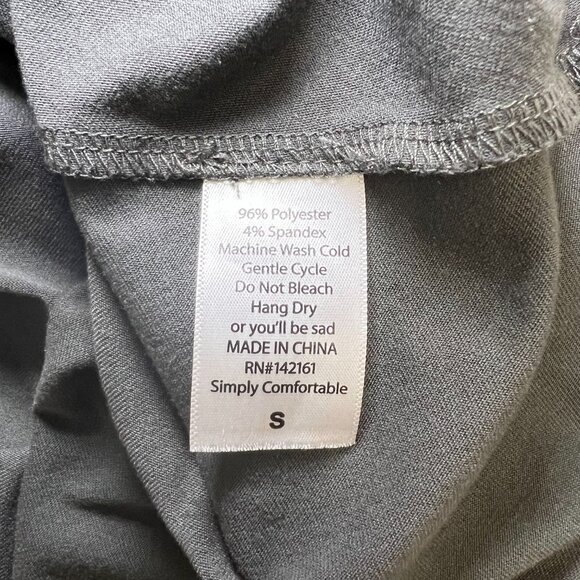 LuLaRoe Nicole Dress Small Olive Green Scoop Neck Fit Flare Skater Dress - Picture 2 of 9